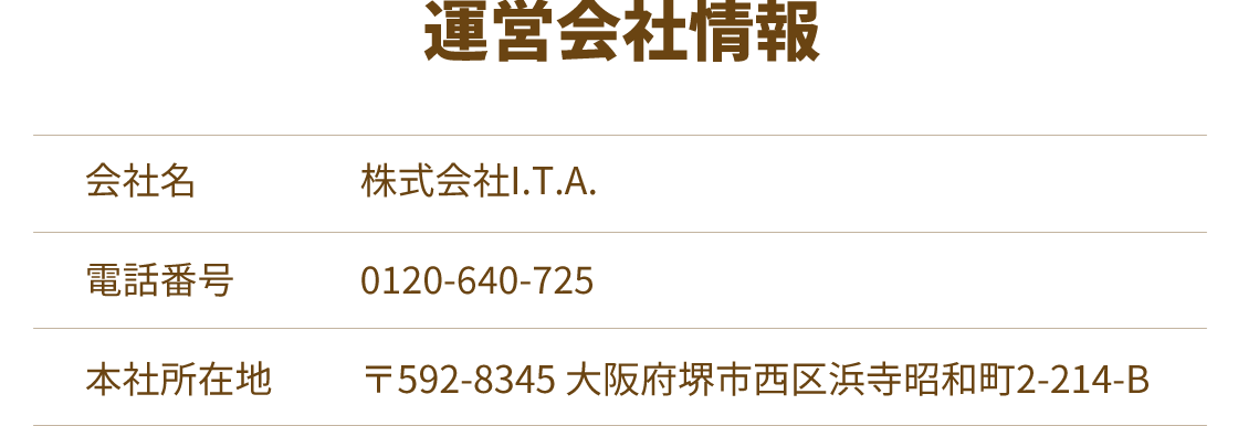 運営会社情報